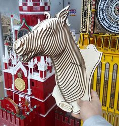 Horse Head 3d Puzzle For Laser Cutting Free CDR
