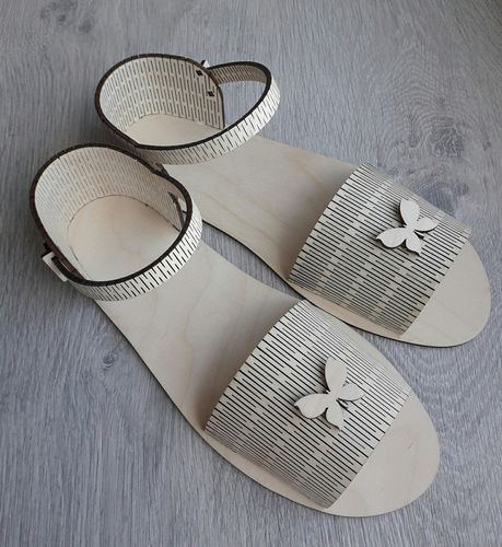 Laser Cut Sandals Free CDR