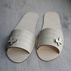 Laser Cut Slippers Free CDR