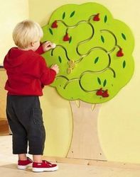 Laser Cut Project Tree Wooden Wall Toys For Kids Free CDR