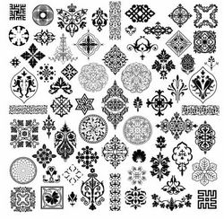 Simple Black And White Pattern Free CDR