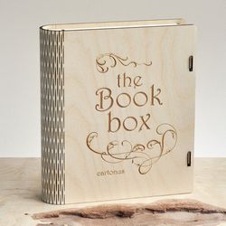 Book Box Wooden Free CDR