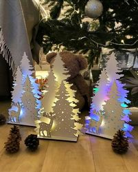 Christmas Tree Laser Cut Template Free CDR