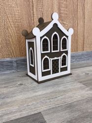 Laser Cut Beautiful Wooden House Free CDR