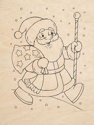 Santa Claus For Engraving Free CDR