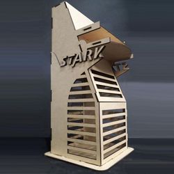 Stark Tower Laser Cutting Project Free CDR