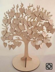 Laser Cut Tree With Heart Samples Free CDR