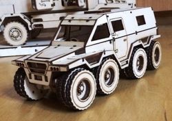 Laser Cut Armored Vehicle Free CDR