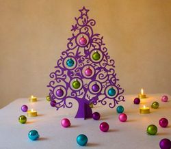 Laser Cut Christmas Decoration Christmas Tree Free CDR
