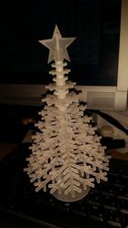 Laser Cut Christmas Tree 2mm Acrylic Free CDR