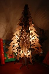 Laser Cut Christmas Tree 3d Free CDR