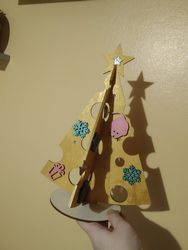 Laser Cut Christmas Tree Cheese Template Free CDR