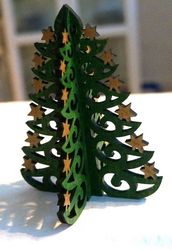 Laser Cut Christmas Tree New Year Free CDR