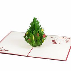 Laser Cut Decorative Christmas Tree Free CDR