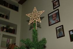 Laser Cut Star On Christmas Tree New Year Free CDR