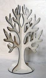 Laser Cut Plywood Tree For Decoration Free CDR