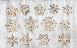 Laser Cut Snowflake Cut Out Free CDR