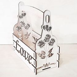Boxes For Bottles Heart 3d Puzzle Free CDR
