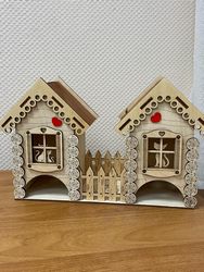 Wooden Cat House Cnc Cutting Free CDR