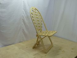 Laser Cut Folding Chair Design Free CDR