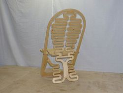 Laser Cutting Folding Chair Free CDR
