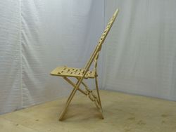 Wooden Folding Chair Design Free CDR
