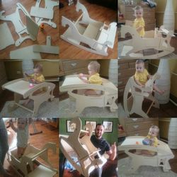 Assembling A Toddler Feeding Chair Laser Cut Free CDR