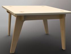 Children Table Wooden Free CDR