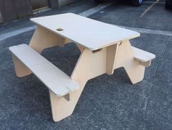 Picnic Table (plywood 18mm) Free DXF File