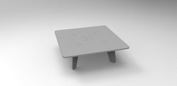 Table 750x750x350 Free DXF File