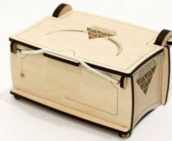 Cnc Laser Cut Wooden Jewelry Box Free CDR