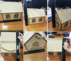 Cnc Laser Cut Wooden Mouse Houses Free CDR