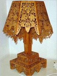 Cnc Laser Cut Wooden Lampshade With Vine Pattern Free CDR
