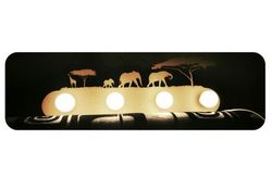 Jungle Animal Lamp Safari Lamp Laser Cutting Template Free CDR