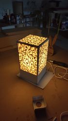 Laser Cut Decorative Night Light Lamp Free CDR