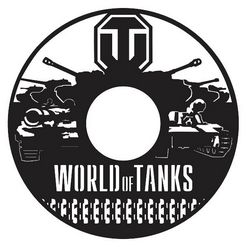 Laser Cut World Of Tanks Vinyl Wall Clock Templates Free CDR