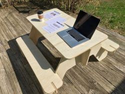Cnc Laser Cut Tables And Chairs Outdoors Free CDR