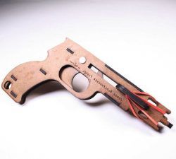 Cnc Laser Cut Wooden Jenga Pistol Download Free CDR