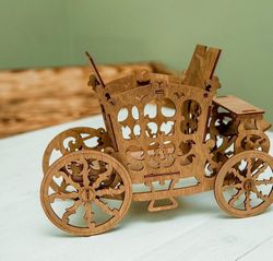 Carriage Candy Cart Sweet Display Stand 3mm Free CDR