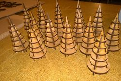 Laser Cut Christmas Tree Wooden Free CDR