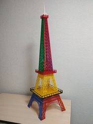 Eiffel Tower Acrylic Decoration 3mm Laser Cut Template Free CDR