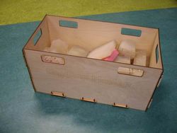 Laser Cut Crate 4mm Plywood Free CDR