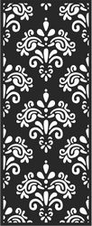 Decorative Floral Screen Free CDR