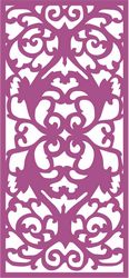Decorative Floral Screen Pattern Free CDR