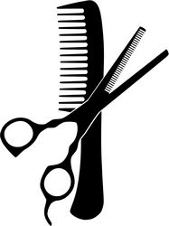 Hairdresser Comb And Scissors Free CDR