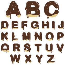 Delicious And Sweet English Alphabet Free CDR