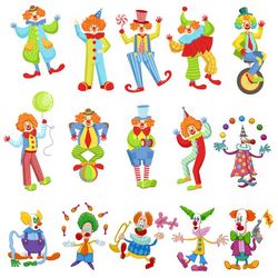 Funny Clowns Children Clipart Free CDR