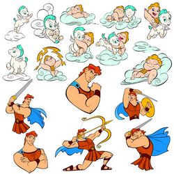 Hercules Image Of Hero Of The Disney Cartoon Free CDR