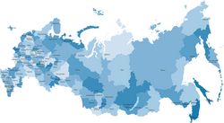 Russia Map Highly Detailed Free CDR