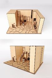 A Doll House Model  A Decoration For A Game Or A Cartoon Free CDR